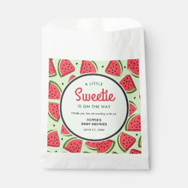 A Little Sweetie Watermelon Baby Shower Thank You Geschenktütchen