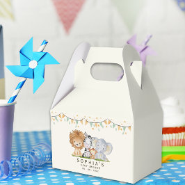 A Little Wild One Safari Animals Geschenkschachtel