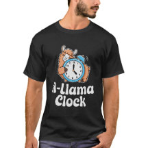 A-Llama-Uhr Lustiges Süßes Lama Pun Design