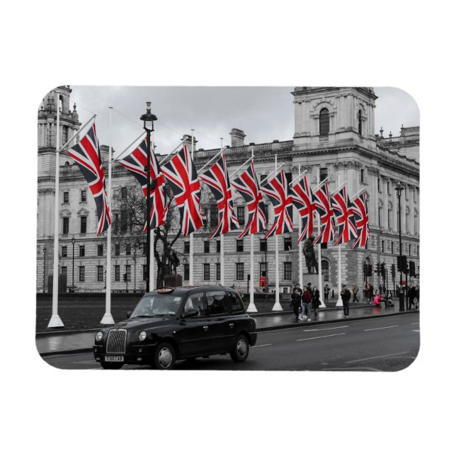 A London Scene picture Souvenir Magnet (Horizontal)