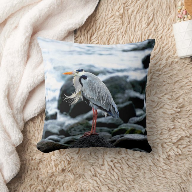 A Lone Heron Kissen (Decke)