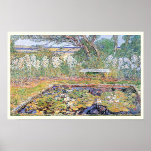 A Long Island Garden by Frederick Childe Hassam Poster