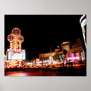 À l'ouest Ho et affiche de la Riviera Las Vegas