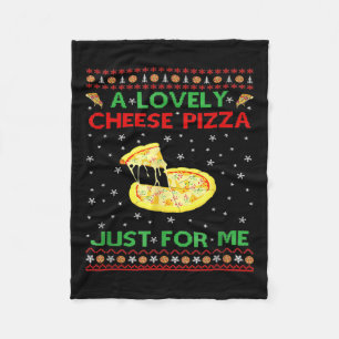 A Lovely Käse Pizza Alone Funny Kevin X Mas Zuhaus Fleecedecke
