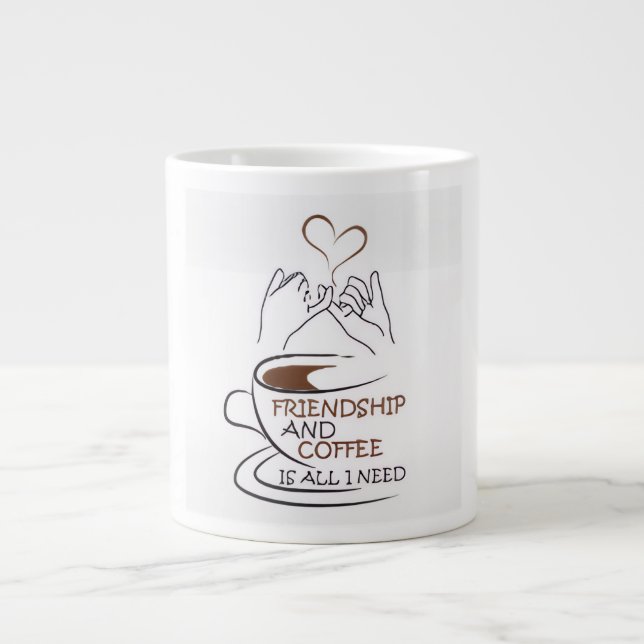 A lovely specialty coffee mug Jumbo-Tasse (Vorderseite)