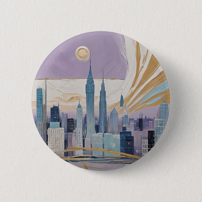 A Lunar Cityscape Button (Vorderseite)
