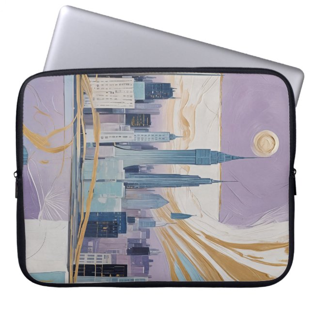 A Lunar Cityscape Laptopschutzhülle (Vorderseite)