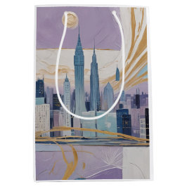 A Lunar Cityscape Mittlere Geschenktüte