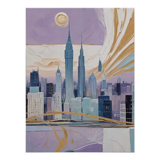 A Lunar Cityscape Poster (Vorderseite)