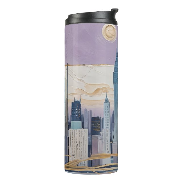 A Lunar Cityscape Thermosbecher (Nach links gedreht)