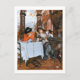 A Luncheon Romance Postkarte