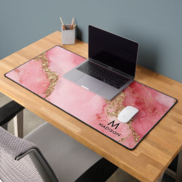 A luxurious pink marble background schreibtischunterlage