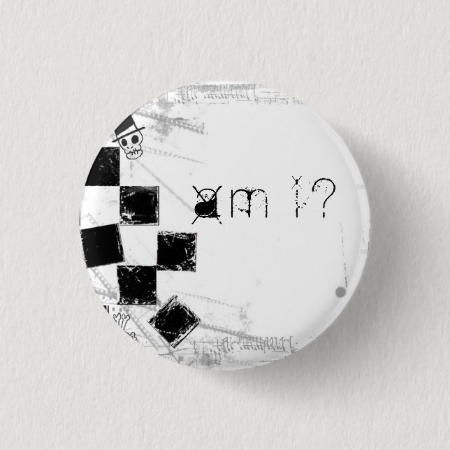 A.M., I? Knopf Button (Vorderseite)