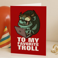 À ma carte caricature préférée Trolling Ordinateur
