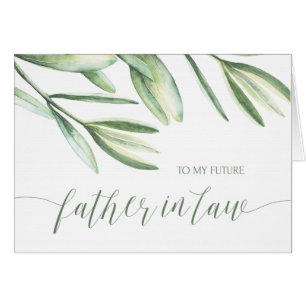 À ma carte de mariage tropicale de futur beau-père