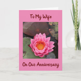 À MA **FEMME** SUR **NOTRE CARTE ANNIVERSAIRE**