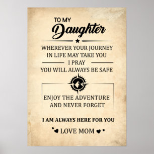 À ma fille Je suis toujours avec toi Poster