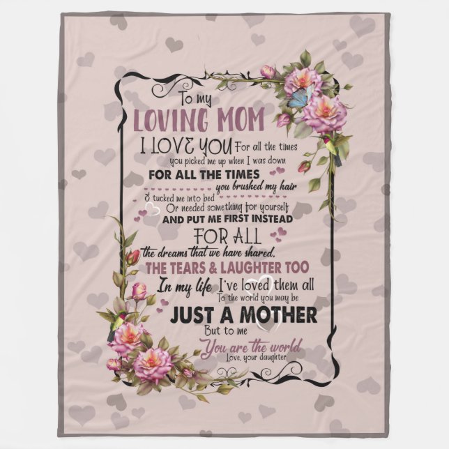 à ma mère aimante couverture de la fille (Devant)