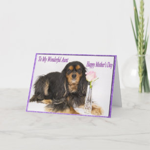 À ma merveilleuse tante sur la carte de fête des m