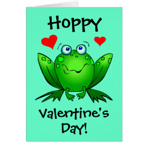 À ma Princesse Hoppy Valentines Carte de grenouill