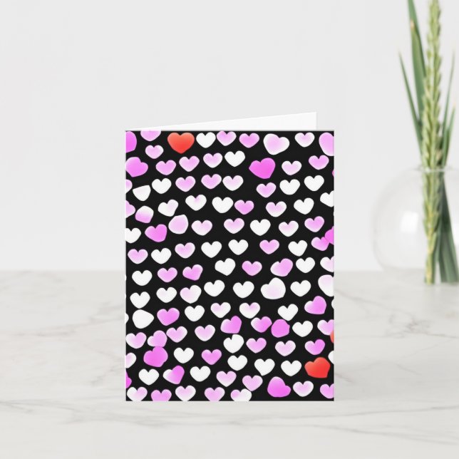 À ma Saint Valentin... Carte de vacances (Devant)