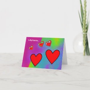 À ma Saint Valentin... Carte de vacances