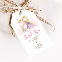 A Magical Day Unicorn Birthday Party Favor Tags Geschenkanhänger