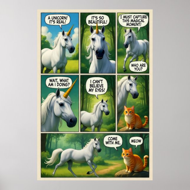 A Magical Encounter with a Talking Cat Poster (Vorne)