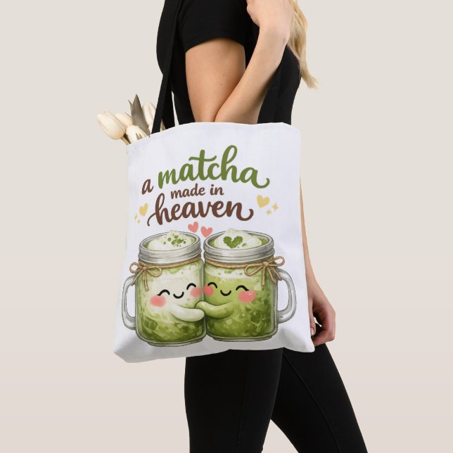 A Matcha Made in Heaven Cute Funny Pun Tasche (Von Nahem)