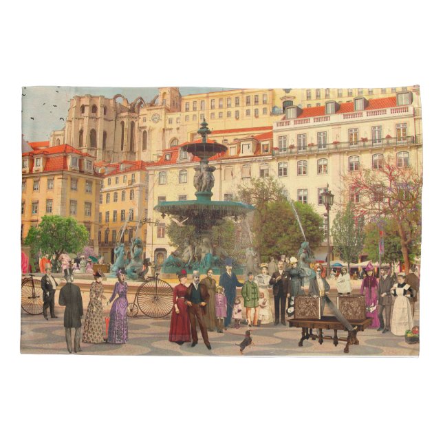 A Maxia do Rossio (Lisboa) Kissenbezug (Rückseite)