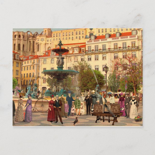 A Maxia do Rossio (Lissabon) Postkarte (Vorderseite)