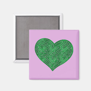 A-MAZE-HERZ (GRÜNE) MAGNET