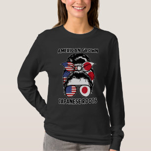 A`me`rì`can `g`rò`w`n`ja`pànè`se `ròò`ts Japanisch T-Shirt