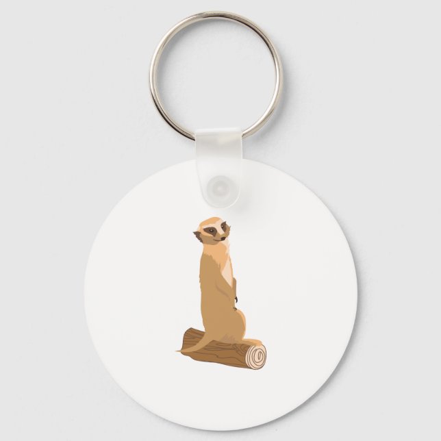 A Meerkat Schlüsselanhänger (Vorderseite)