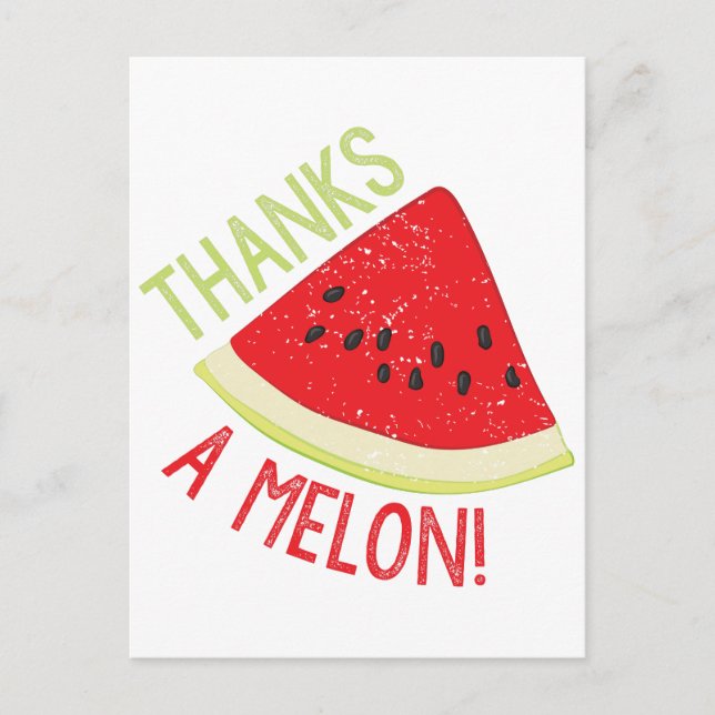 A Melon Postkarte (Vorderseite)