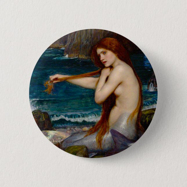 A Mermaid, c. 1900 by John Waterhouse Button (Vorderseite)