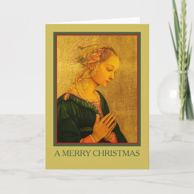 A MERRY CHRISTMAS FEIERTAGSKARTE (Vorderseite)