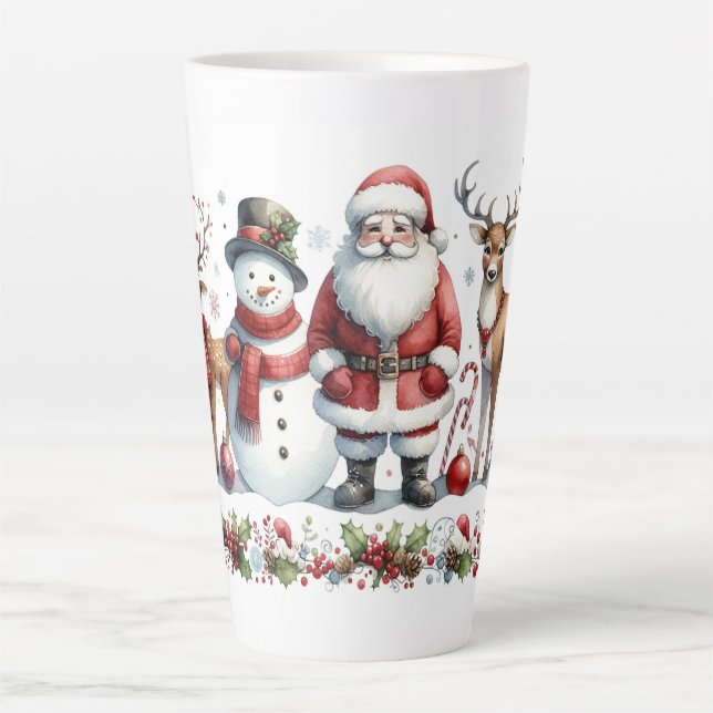 A Merry Gathering of Christmas Cheer Milchtasse (Vorderseite)