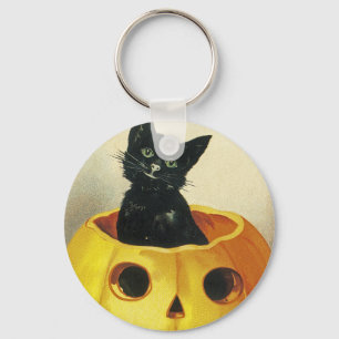 A Merry Haloween Kitten Schlüsselanhänger