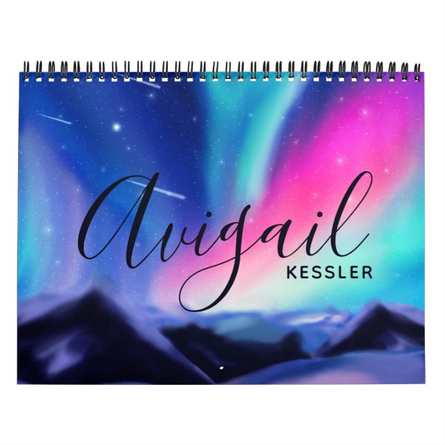 A Million Aurora Dreams Calendar Kalender (Titelbild)