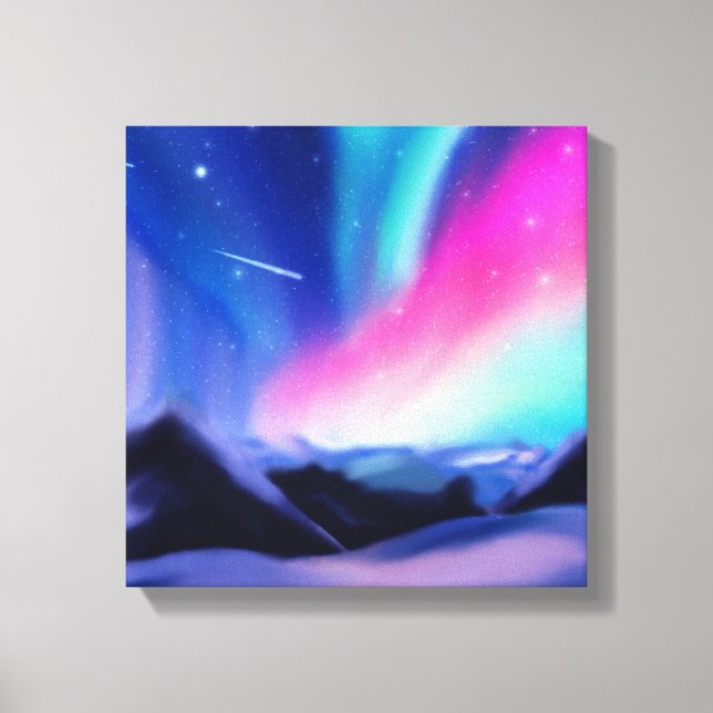 A Million Aurora Dreams Canvas Print Leinwanddruck (Vorderseite)