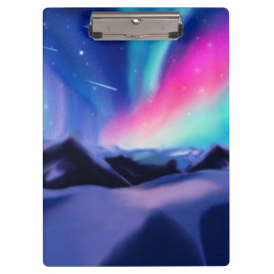 A Million Aurora Dreams Clipboard Klemmbrett