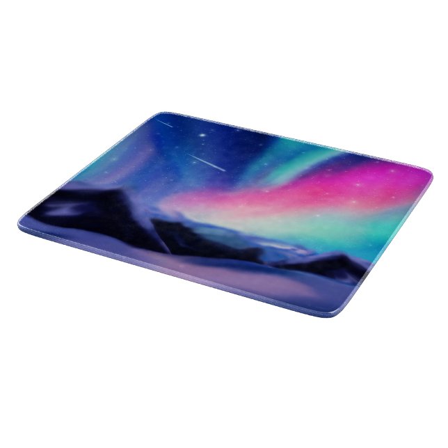 A Million Aurora Dreams Cutting Board Schneidebrett (Ecke)