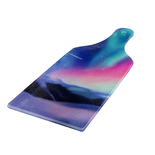 A Million Aurora Dreams Cutting Board Schneidebrett (Ecke)