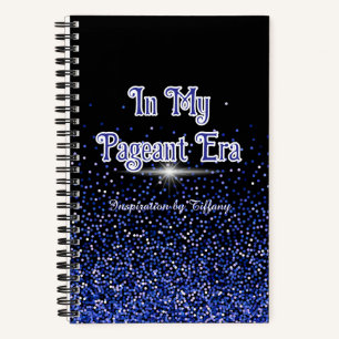 À mon ère de concours Journal personnalisé bleu