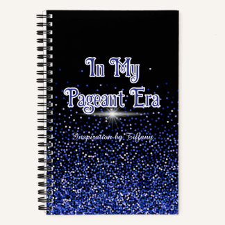 À mon ère de concours | Journal personnalisé bleu