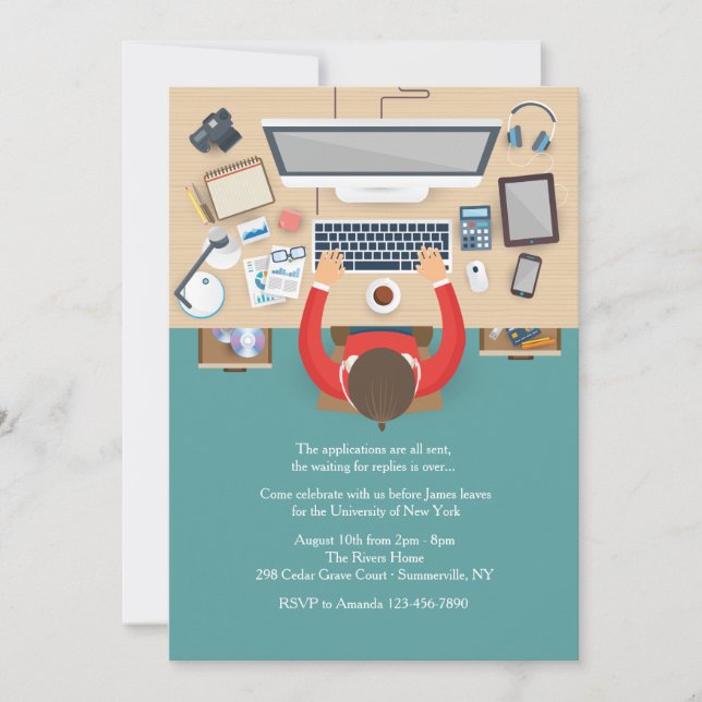 À Mon Invitation De Bureau (Devant)