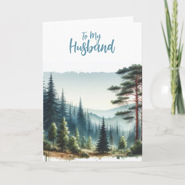 À Mon Mari Obtenez Bonne Carte (Devant)