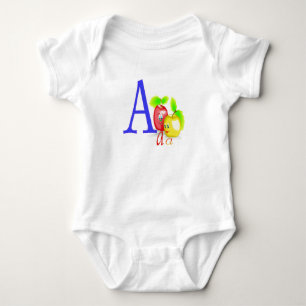 A - Monogramm Sammlung Baby Strampler