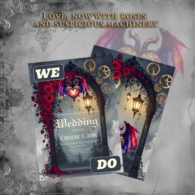 A Moonlit Invitation –Love Turns the Gears of Time Einladung (Von Creator hochgeladen)